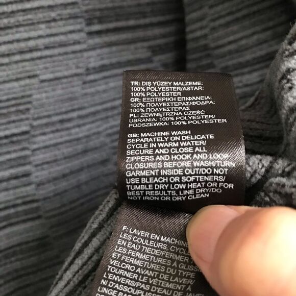The North Face gorpcore striped drawstring hoodie M - Picture 6 of 6